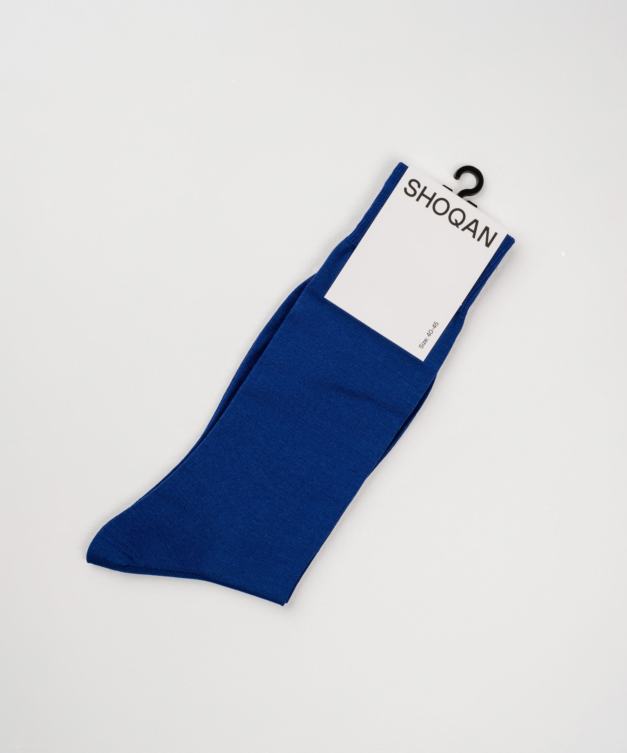 Носки из хлопка синего цвета