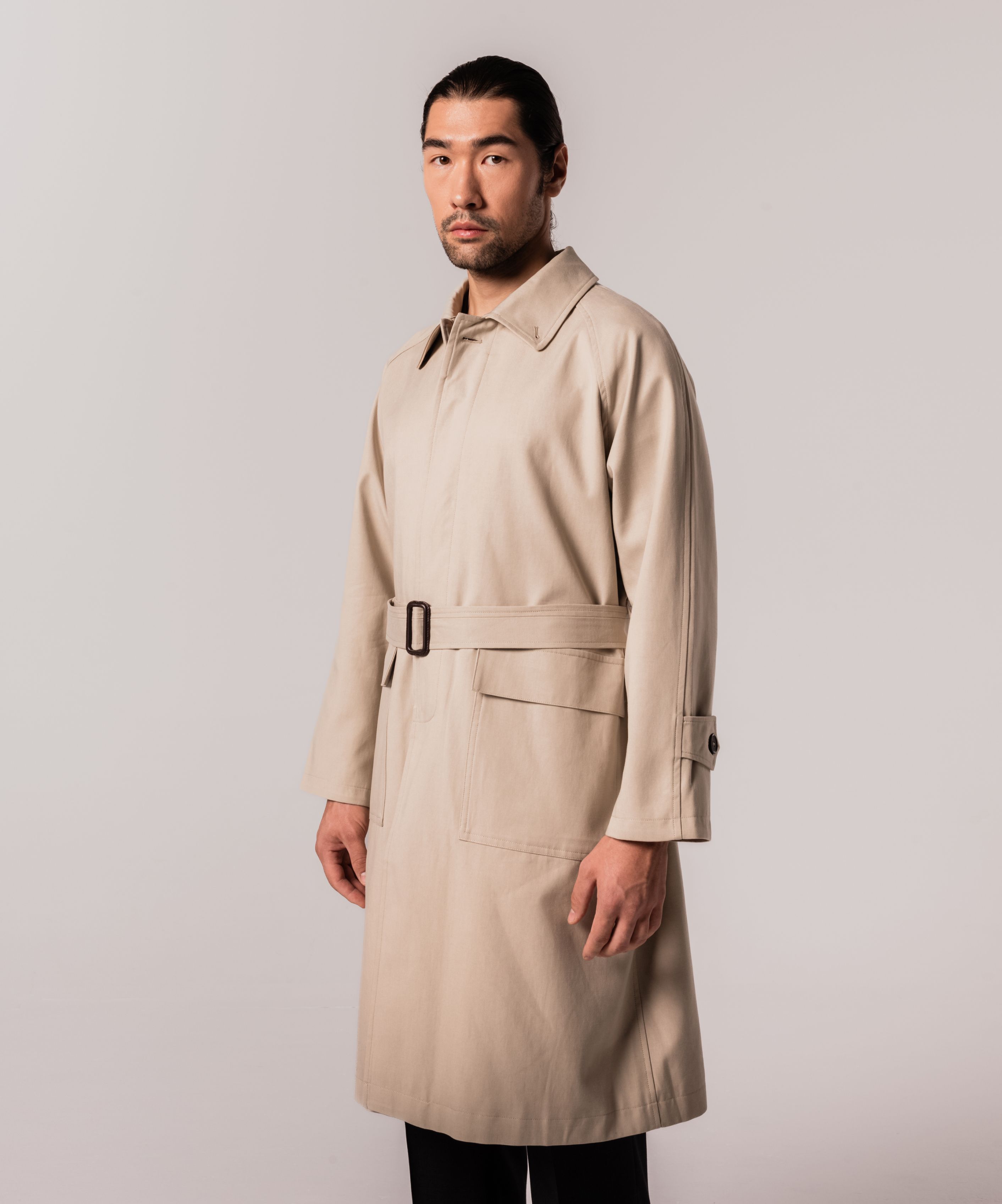 Тренч прямого кроя