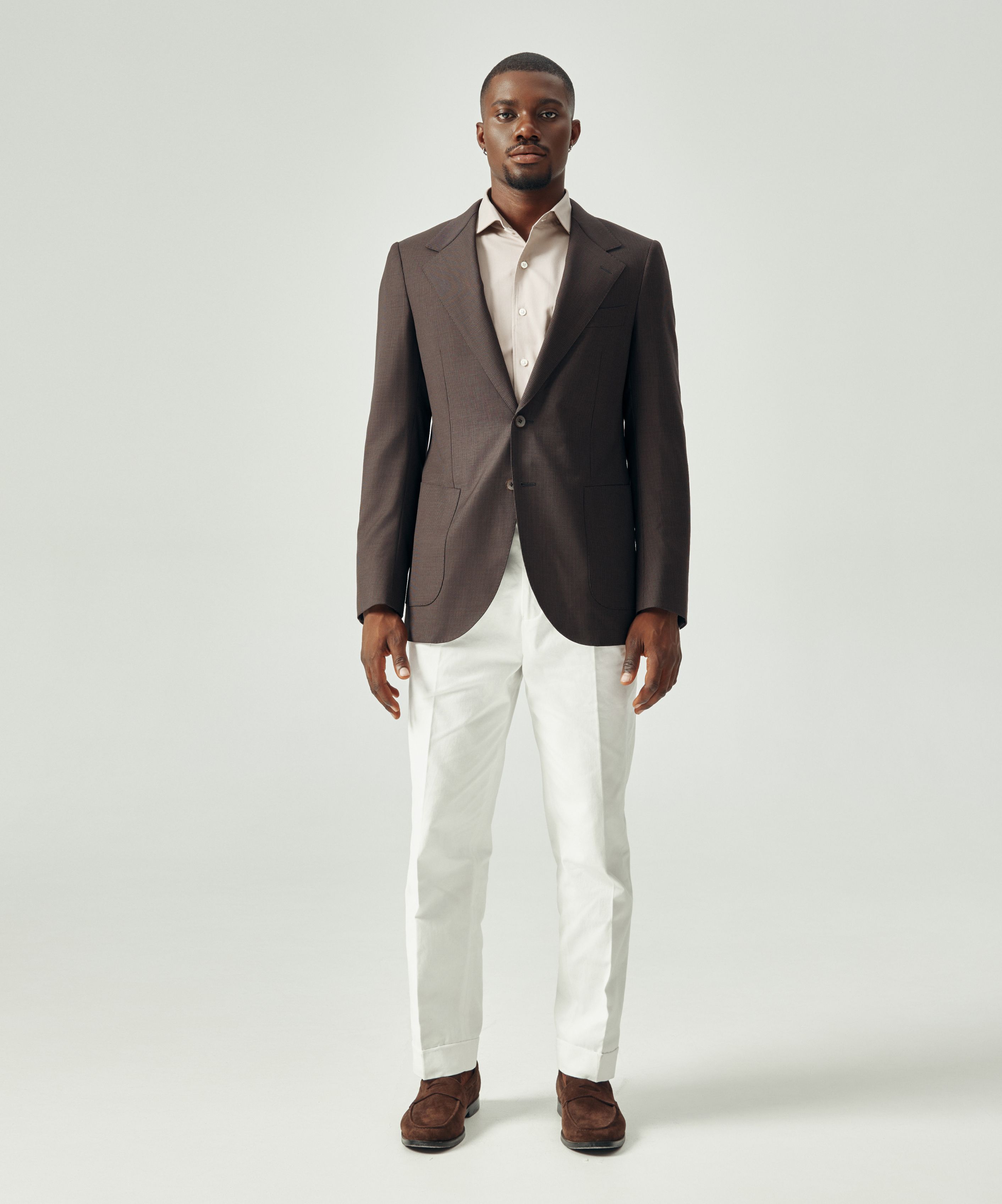 Коричневый пиджак