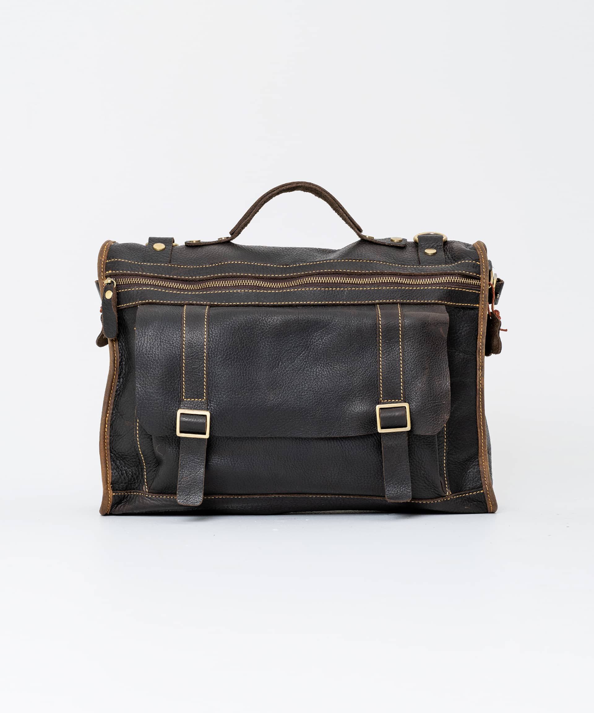 Сумка-портфель черного цвета