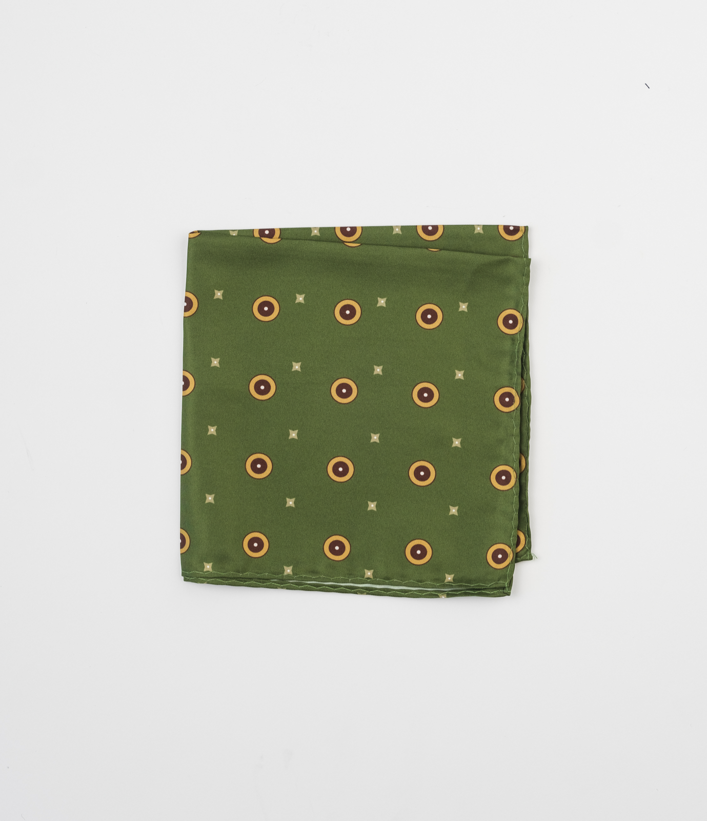 Зеленый платок с узором