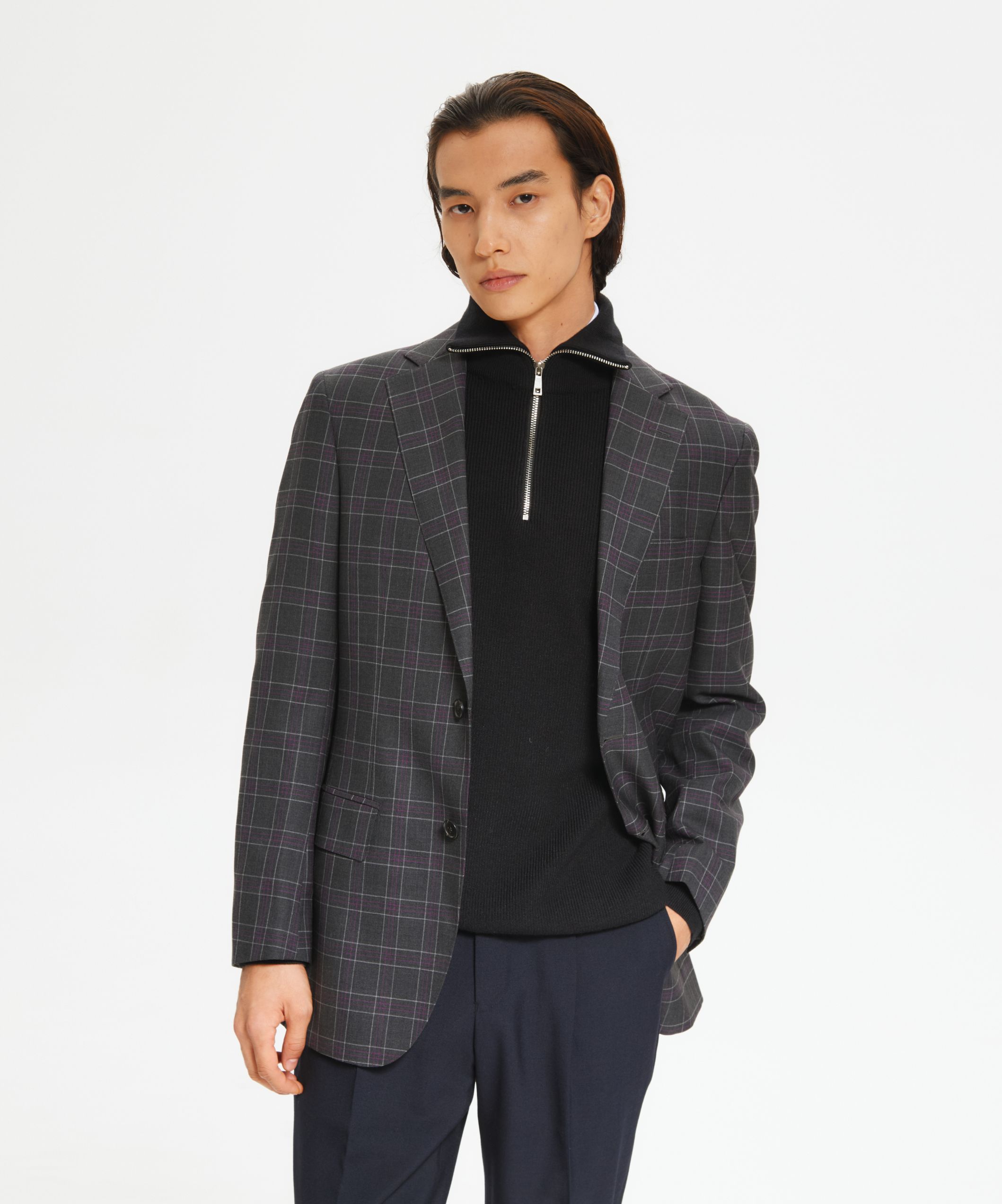 Пиджак в клетку