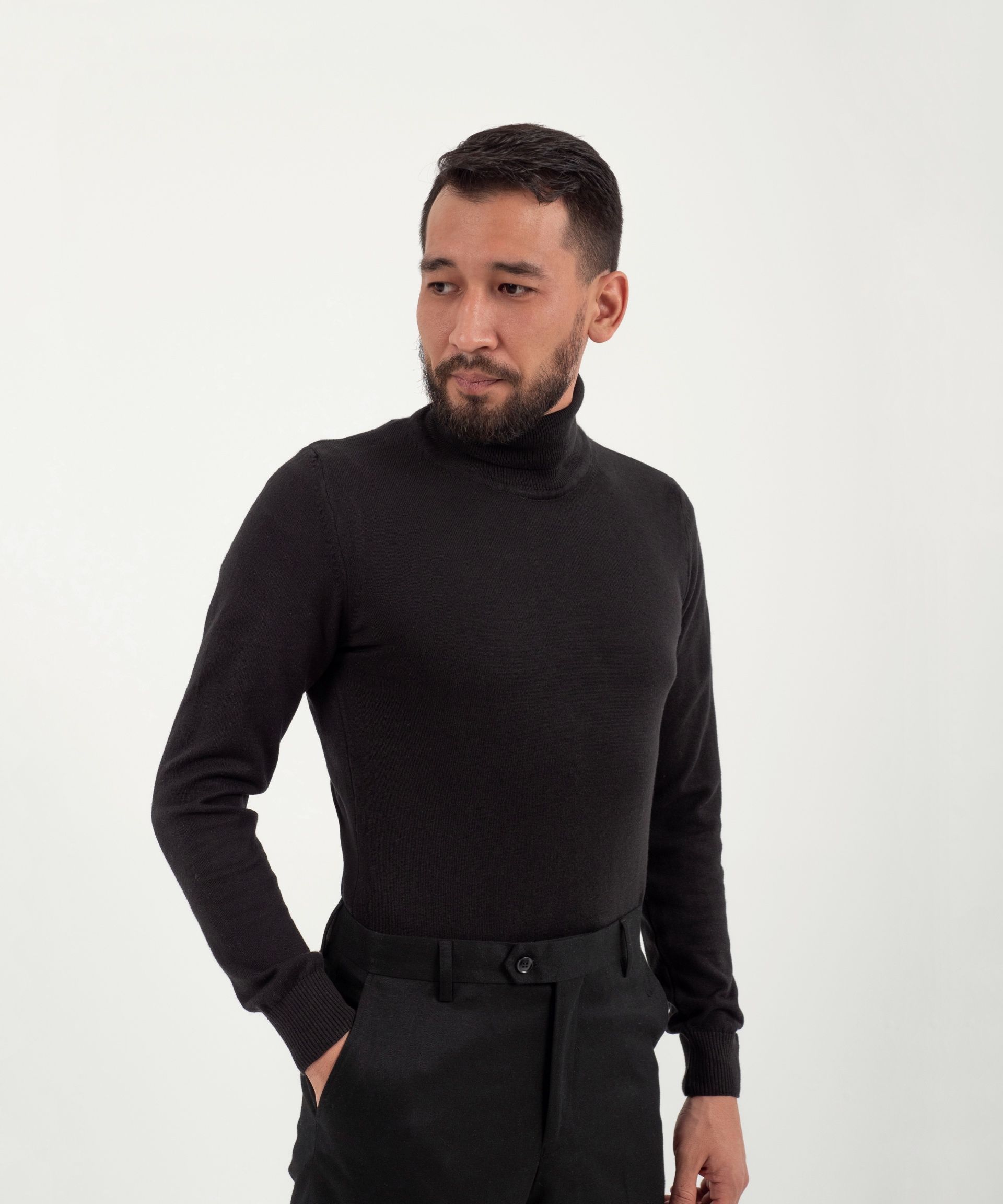 Водолазка черного цвета