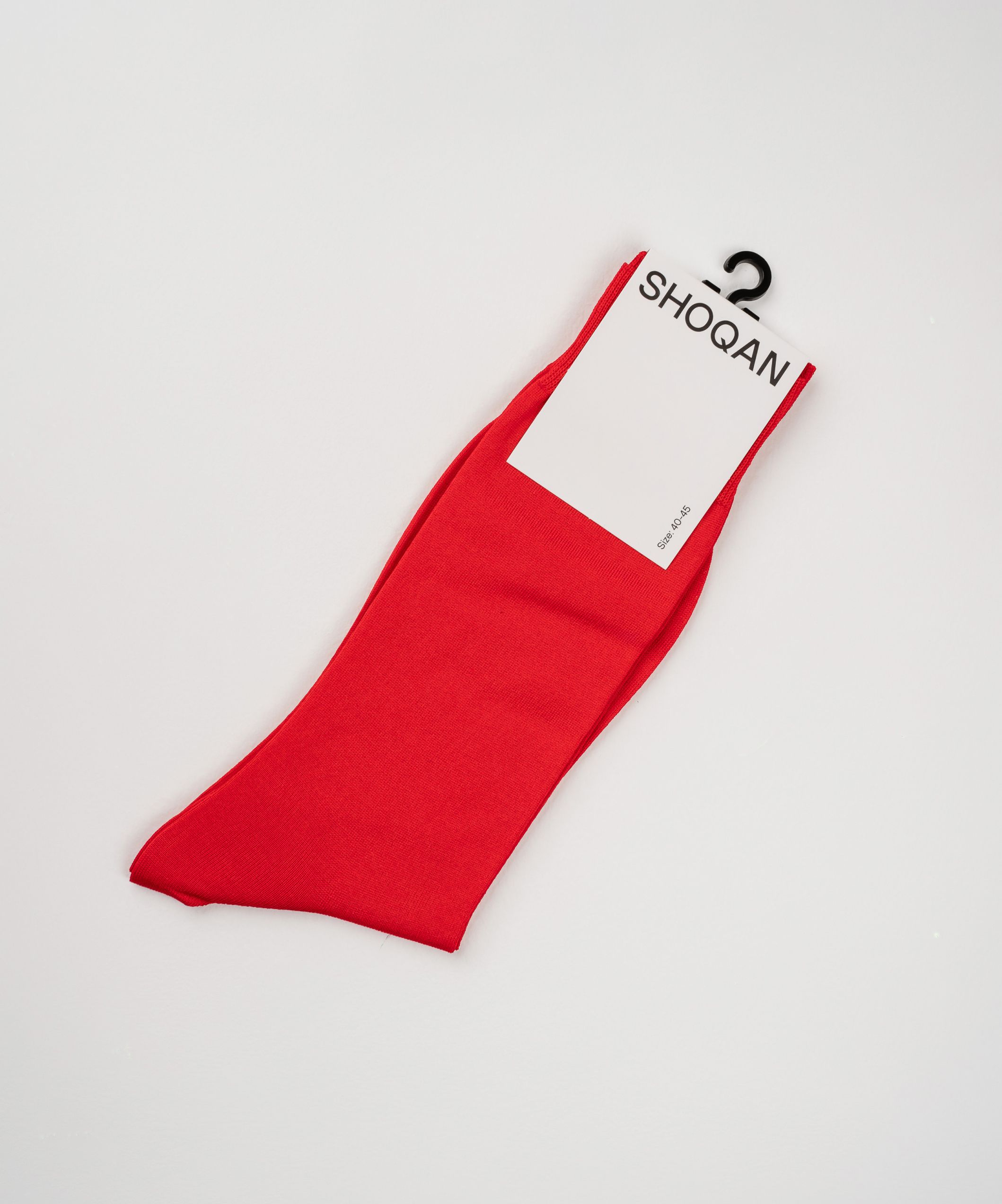 Носки из хлопка красного цвета