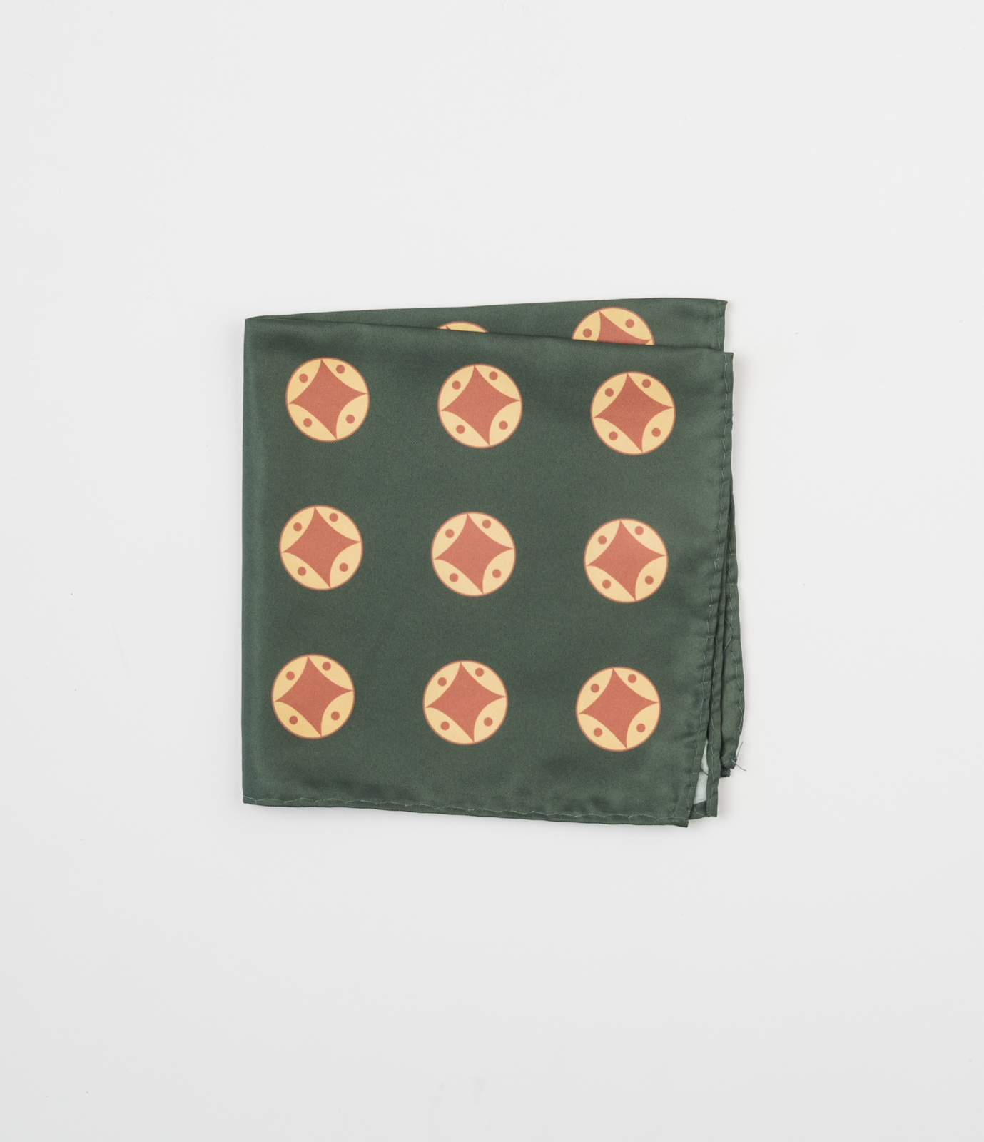 Темно-зеленый платок