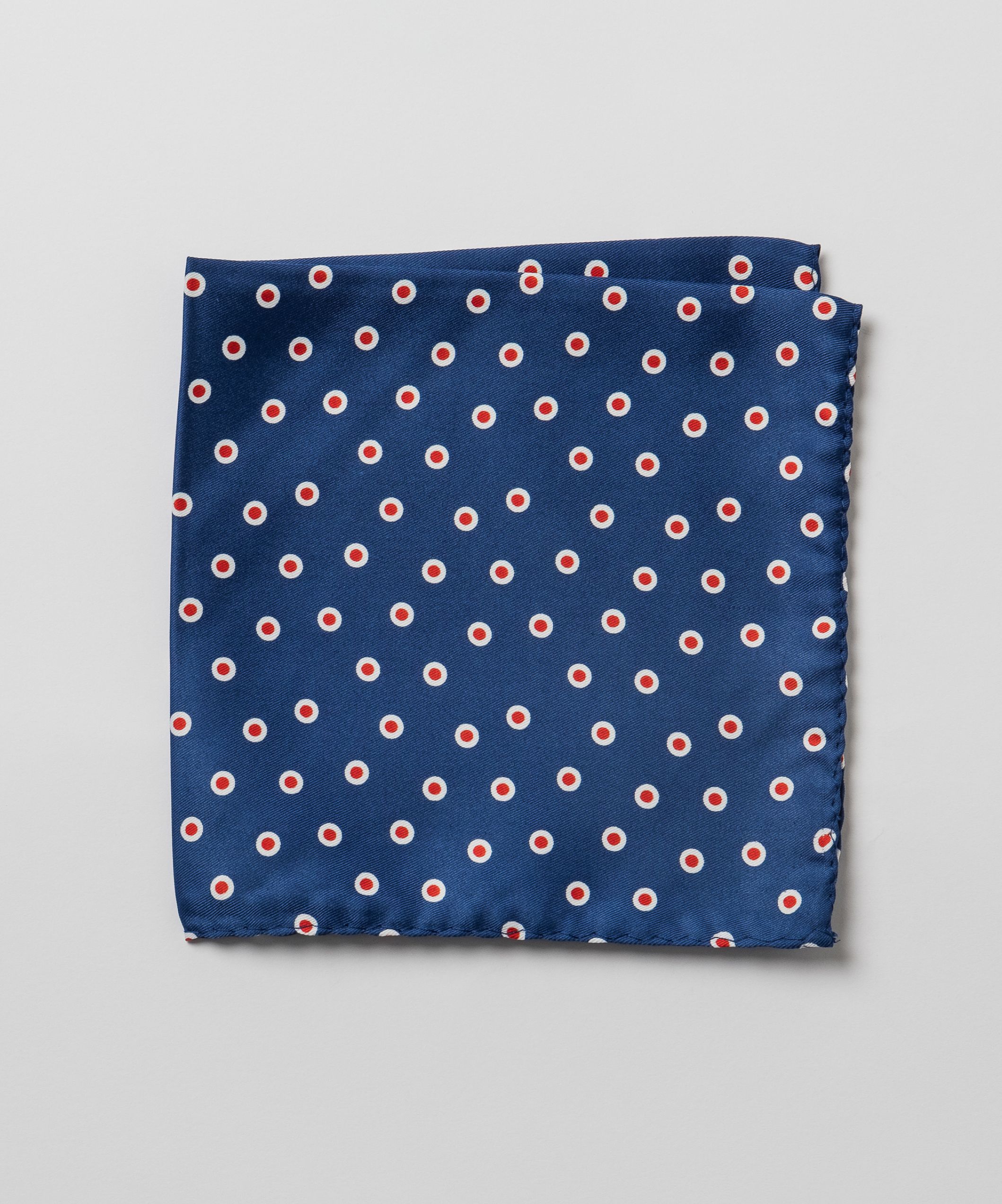 Платок-паше синего оттенка с принтом