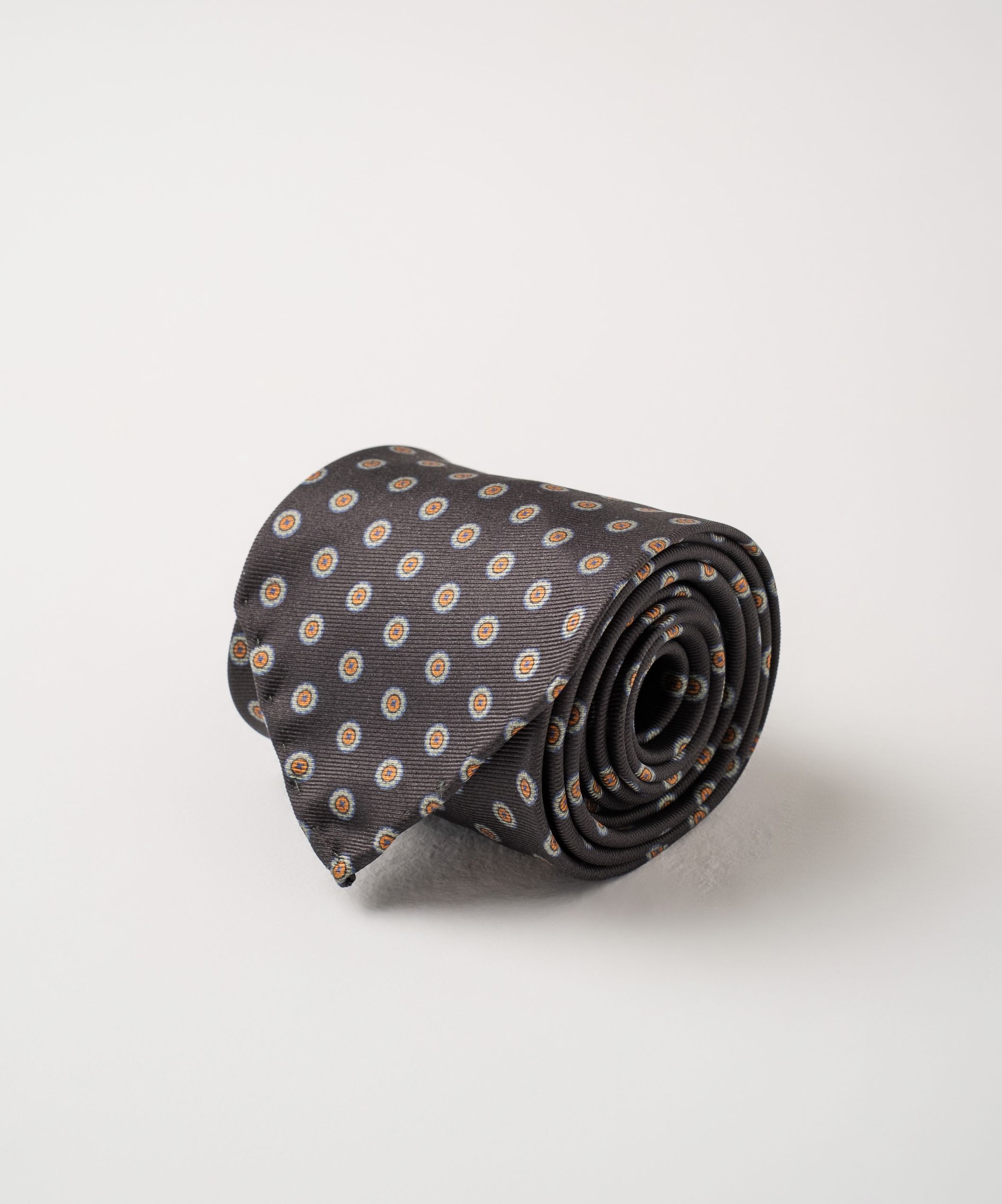 Шелковый галстук с принтом